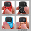 Miniatyrbilde 6 av 8: Finger Counter Luminous Finger Ring Elektrisk Tally Counter Rose Gold