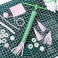 Miniatyrbillede 1 af 5: Fondant Kage Skulptur Polymer Clay Værktøj Dekorationsværktøj Green