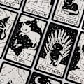Miniatyrbilde 6 av 8: Kattunge Tarot Prophecy Divination Oracle Deck Family Party Board