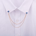 Pikkukuva 2 / 5: Rhinestone Tupsuketju Rintaneula Pin Puit Paita Rintanappi Corsage Col White