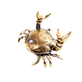 Pikkukuva 4 / 5: 1 PC Messinkirapu Pieni Patsas Ornamentti Figurine Decora