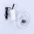 Miniatyrbillede 1 af 8: Akvarium Oxygen Luftpumpe Fish Tank USB Silent Air Compressor White