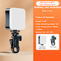 Miniatyrbillede 1 af 6: Smartphone Selfie Light Selfie Video Conference Light B