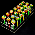 Miniatyrbillede 1 af 5: 21-hullers akrylkage slikkepind Display Stand Holder