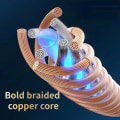 Miniatyrbillede 7 af 7: Glødende LED-lyskabel Hurtigopladningsledning Type C Micro USB