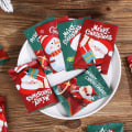 Pikkukuva 3 / 5: 100 kpl Christmas Hot Seal pussit Keksipakkaus Joulutarvikkeet 100pcs