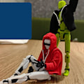 Miniatyrbild 8 av 8: Hoodie Magnetisk Actionfigur Set Actionfigur Med Hoodie A12