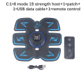 Pikkukuva 1 / 8: Stimulator Toner Fitness Belts Exerciser EMS -vatsan harjoittaja with data cable and remote control