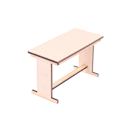 Miniatyrbillede 2 af 8: 1:12 Dukkehus Miniature Bord Spisebord Model Dekor