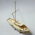 Miniatyrbild 2 av 5: 1:30 Fartygsmonteringsmodell Träsegelbåt DIY Wooden Kit Toy