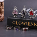 Pikkukuva 3 / 5: 2kpl/ set Gem kaulakoru riipus set Gift Party Prop Red