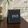 Miniatyrbillede 1 af 8: 2025 Mini Simple Lille Skrivebords Kalender Lomme Bærbar Kalender P A8