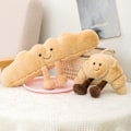 Miniatyrbild 6 av 7: Mjuk tecknad Pretzel Crossant Toast Bröd Doll Plyschleksak A3