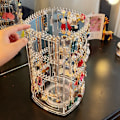 Miniatyrbild 7 av 8: 360 Roterande Halsband Organizer Smycken Örhänge Display Stand one size