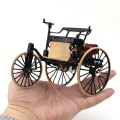 Miniatyrbild 6 av 8: 1st 1:12 1886 vintage bil nr 1 legering bilmodell leksak Red