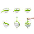 Miniatyrbilde 5 av 5: Salatspinner Grønnsaksavløpskurv Grønnsakssnurre