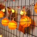 Miniatyrbillede 8 af 8: Basketball Decor String Lights