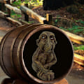 Miniatyrbillede 7 af 8: Gotisk skulptur venlig trold statue støbt sten have statue 1PC