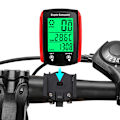 Miniatyrbillede 1 af 8: Kabelført Speedometer til Cykel LCD Speed ​​Kilometertæller