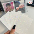 Miniatyrbillede 8 af 8: 50 stk Kpop Card Sleeves 61x91mm 20C Heart Bling Holder Mint green
