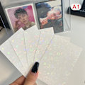 Pikkukuva 1 / 8: 50 kpl Kpop Card Sleeves 61x91mm 20C Heart Bling pidike white
