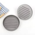 Miniatyrbillede 6 af 8: Høj Guality Rund Hamburger Form Aluminiumslegering Hamburger Kød B