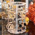 Miniatyrbild 2 av 8: 360 Roterande Halsband Organizer Smycken Örhänge Display Stand one size
