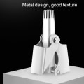 Miniatyrbilde 4 av 5: Nesetrimmer for menn Rustfritt stål Manuell vaskbar nesetrimmer