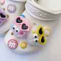 Pikkukuva 8 / 8: Hole Shoes tarvikkeet ja Fur Ball Elf Diy -kenkäsolki Multicolor