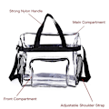 Pikkukuva 4 / 8: Läpinäkyvä olkalaukku, crossbody-laukku, käsilaukku Black
