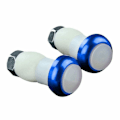 Miniatyrbild 1 av 8: 1 par Cykelcykel Blinkers Handtag End Plug LED Blue