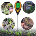 Miniatyrbild 3 av 5: 4 in 1 Soil PH Tester Fuktmätare för trädgårdsgräsmattor