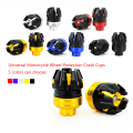 Miniatyrbilde 2 av 8: Motorsykkel forgaffel rammeglidere Crash Protection Gold