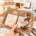 Miniatyrbild 4 av 8: Kawaii Capybara Pennfodral Kosmetisk Väska Kontorsmaterial one size