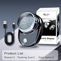 Pikkukuva 8 / 8: Sähköinen parranajokone Kannettava Razor Travel Attire USB ladattava Black
