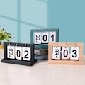 Miniatyrbillede 5 af 7: Vintage træ hjemmekalender Cafe Desktop Dekorativ A2