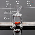 Pikkukuva 1 / 5: 1 PC Hartsi Goldfish Charms Small Fish In Water Bag -riipus D