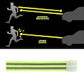 Pikkukuva 4 / 7: 4 kpl/ set Heijastinnauhat Käsivarsihihna LED Heijastava Varsihihna Yellow 4 pcs/set