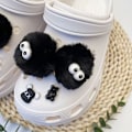 Pikkukuva 7 / 8: Hole Shoes tarvikkeet ja Fur Ball Elf Diy -kenkäsolki Multicolor