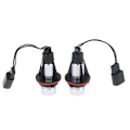 Miniatyrbilde 4 av 5: 2 stk LED Angel Eyes markeringslys Pærer for E39 ~E87 White