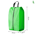 Miniatyrbillede 1 af 7: Støvtæt Vandtæt Sko Opbevaringstasker Nylon Sko Taske Green L