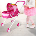 Miniatyrbilde 2 av 5: Babydukkevogn Gjelder for 9-12-tommers dukker eller 25-30 cm Bab A