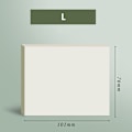 Miniatyrbilde 1 av 5: Gjennomsiktig vanntett PET Memo Sticky Note 50 ark L