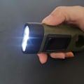 Miniatyrbild 2 av 8: LED-ficklampa Handvev Soldriven uppladdningsbar utrustning black