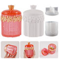Miniatyrbillede 6 af 8: Stripe blomsterpotte silikoneform DIY blomsteropbevaringsboks Craft