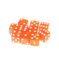 6-sided terninger 16 mm akryl D6 terningesæt til DND Orange