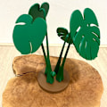 Pikkukuva 6 / 8: Monstera Coaster Ornament Artificial