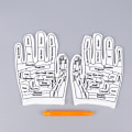 Pikkukuva 2 / 8: 1Set Gloves Hand Reflexology Akupisteakupainantatyökalut