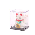 Pikkukuva 1 / 8: Solar Powered Lucky Cat Waving Arm kutsuva koriste koriste White