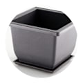 Miniatyrbilde 3 av 5: Imitert plast Balkong Firkantede Potter Blomst Bonsai Bowl Nurser as the picutre A4